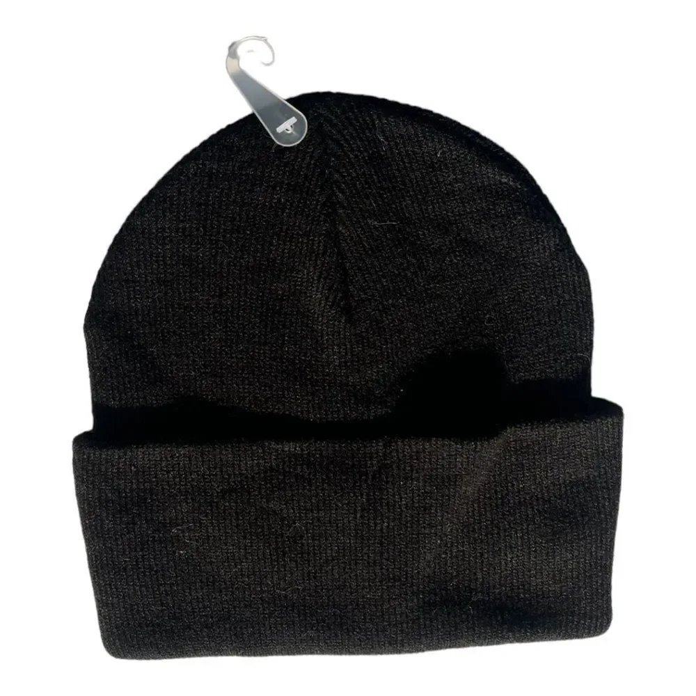 American Eagle Black Beanie, OS Baby NWOT